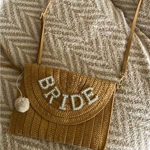 Bride crossbody bag or clutch